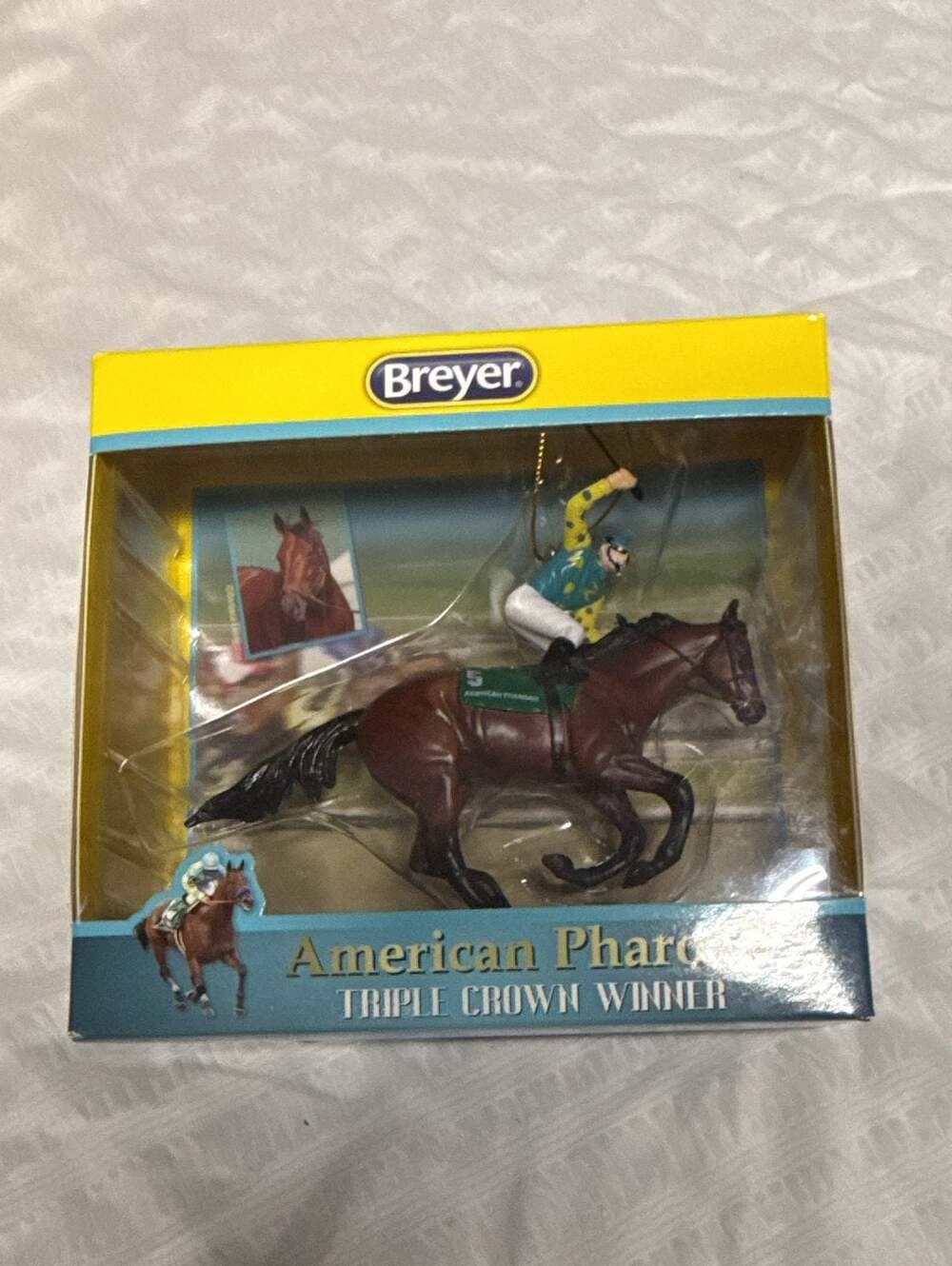 Breyer American Pharoah Triple Crown Winner Christmas Ornament #9179